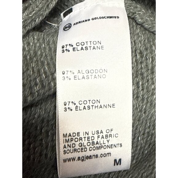 AG Adriano Goldschmied Men's Cardigan Sweater Grandpacore Grey Medium NWOT - Picture 9 of 10